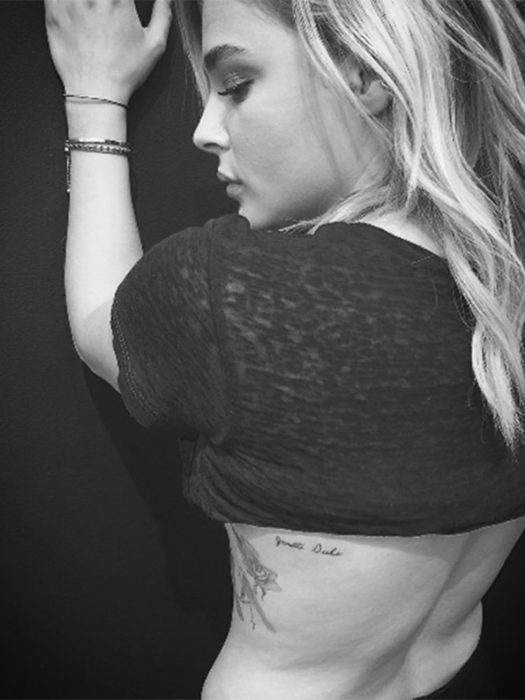 chloe moretz tattoo