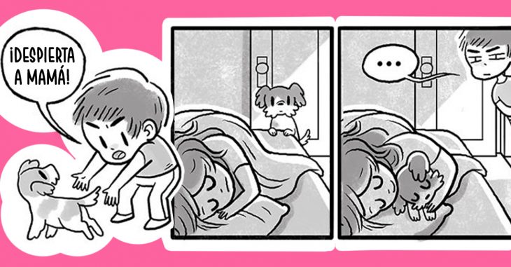 20 Cómics que ilustran la vida de una chica con novio y un adorable perro