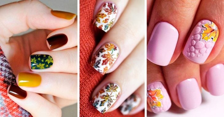 25 Diseños de uñas para quienes aman el otoño