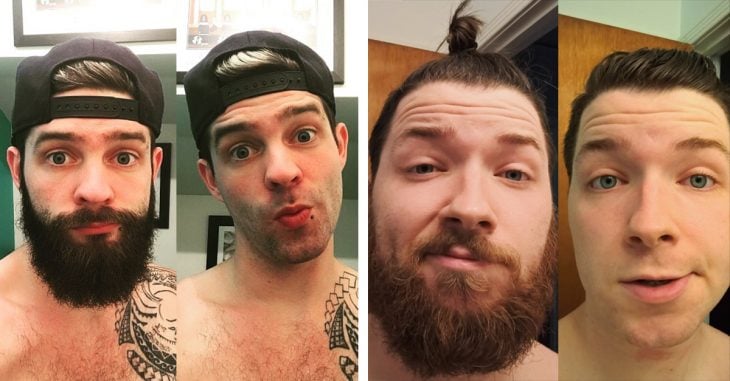 15 Antes y después de como lucen los chicos cuando se quitan la barba