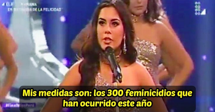 Las concursantes de Miss Perú cambiaron sus medidas por cifras de feminicidio; Internet les aplaude