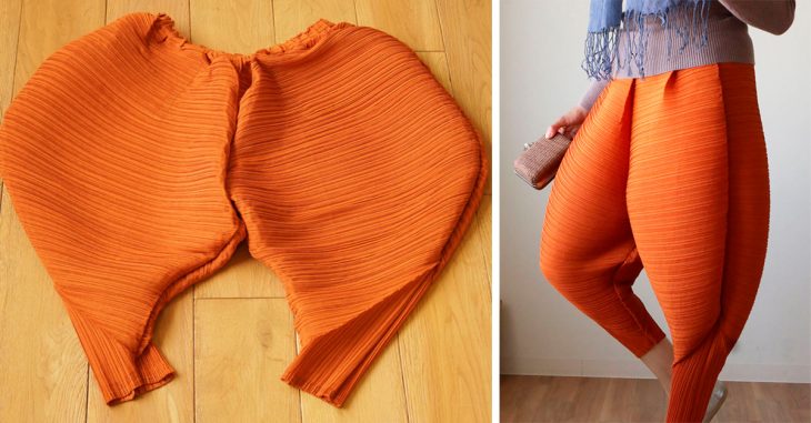 Pantalones que parecen piernas de pollo frito; Internet se vuelve loco