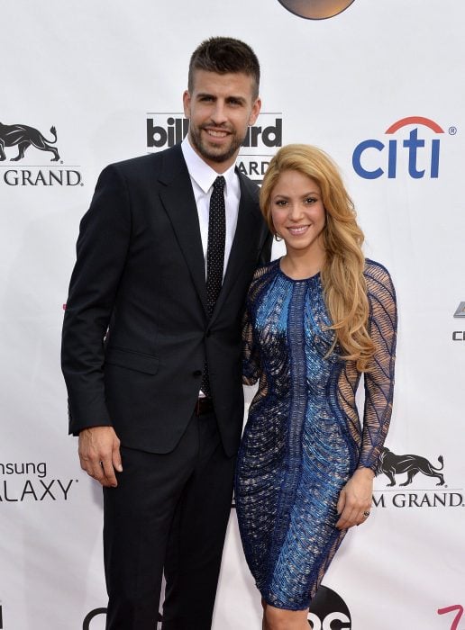 Shakira y Piqué en la entrega de premios billboard 