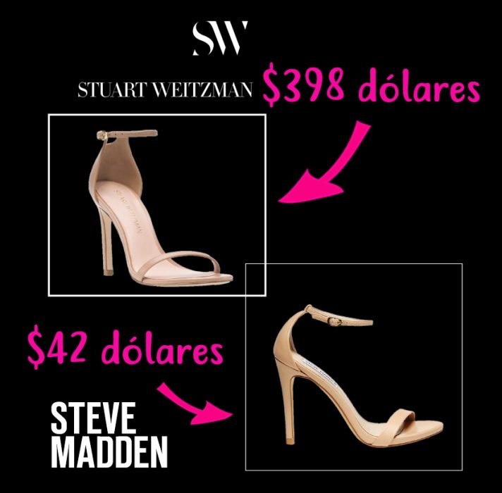 zapatos de diseñador vs zapatos accesibles steve madden 