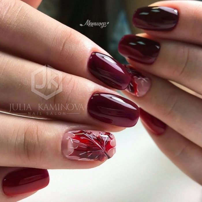 uñas de otoño