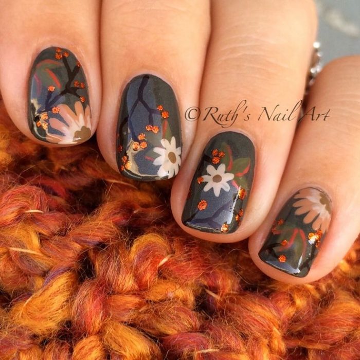 uñas de otoño