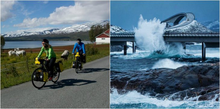 viaje en pareja a atlantic road en noruega