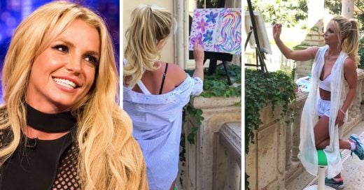 Este vídeo de Britney Spears pintando al óleo con Mozart de fondo es maravilloso