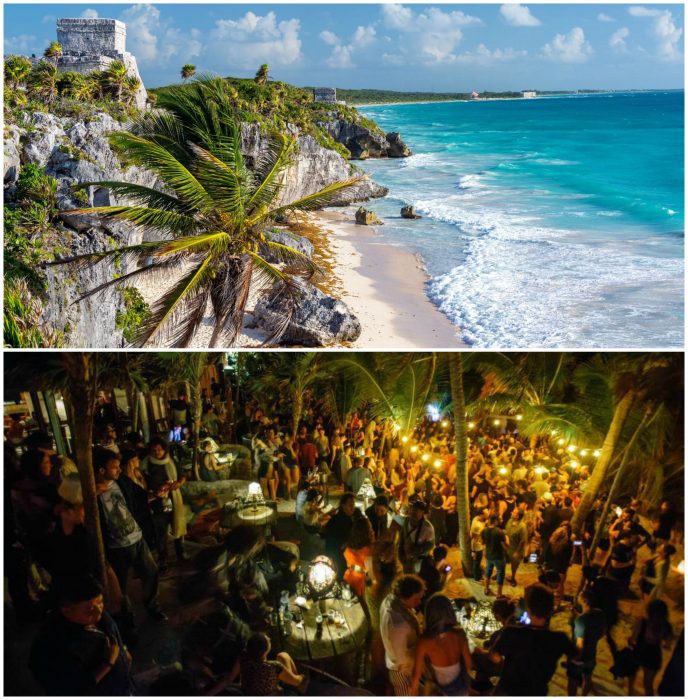  Año nuevo en Tulum, México