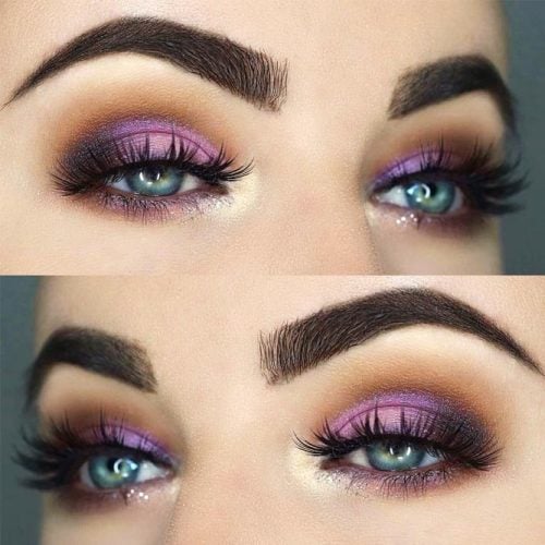 20 Maquillajes para ojos en tonos violeta para impactar