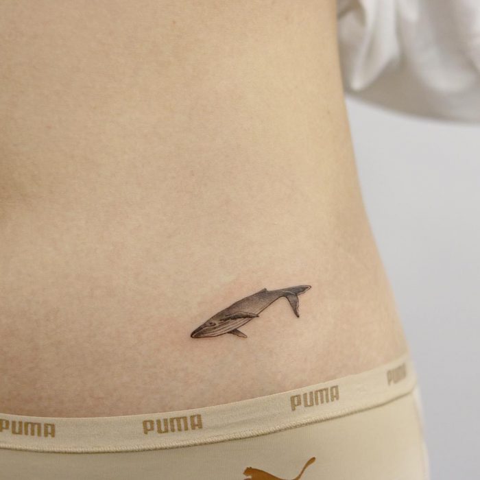 tatuaje de ballena