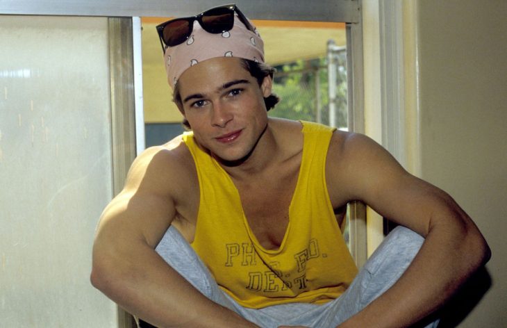 brad pitt en los 80