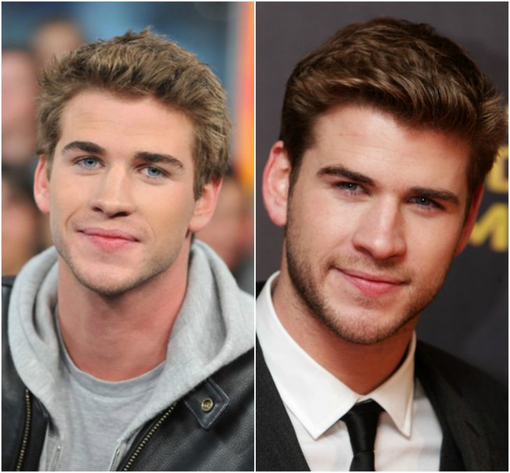 14. Liam Hemsworth sin y con barba