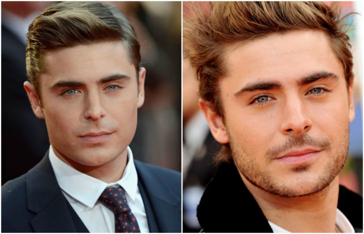 18. Zac Efron sin y con barba