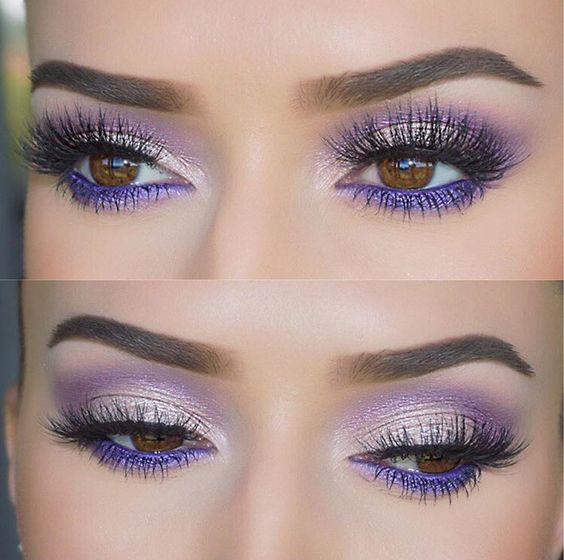 20 Maquillajes para ojos en tonos violeta para impactar