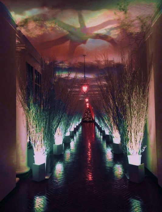 Melania Trump decoración trol