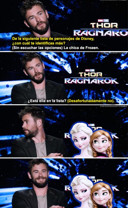 a chris hemsworth le gusta elsa