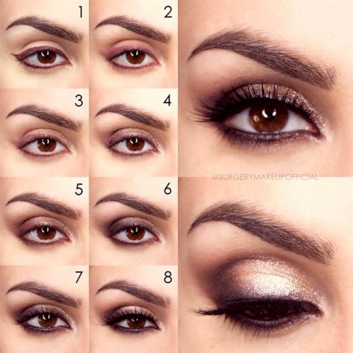 25 Maquillajes paso a paso para resaltar tus ojos cafés 25 Maquillajes paso a paso para resaltar tus ojos cafés