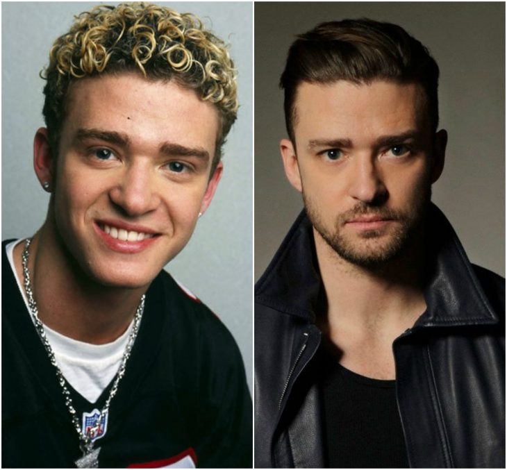 Justin Timberlake joven y actual