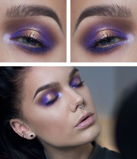 20 Maquillajes para ojos en tonos violeta para impactar