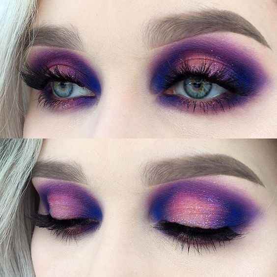  Maquillajes para ojos en tonos violeta para impactar