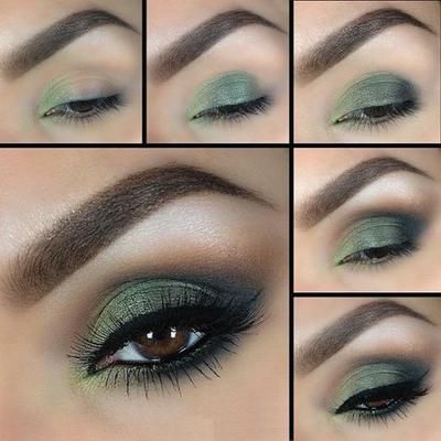 Maquillajes paso a paso para resaltar tus ojos cafés paso a paso color verde Maquillajes paso a paso para resaltar tus ojos cafés