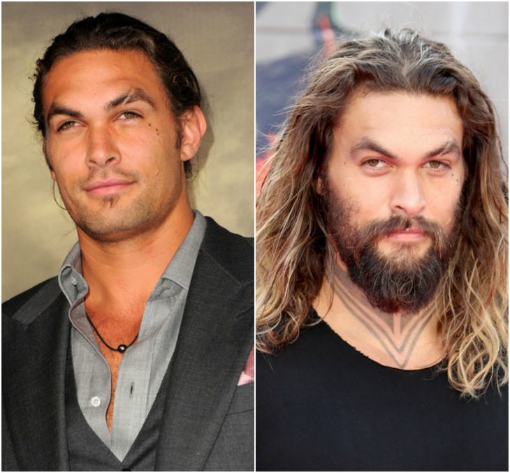 4. Jason Momoa sin y con barba