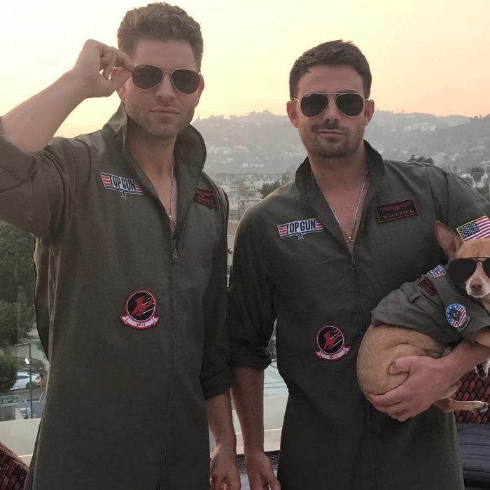 Jonathan Bennett junto a su novio en Instagram 