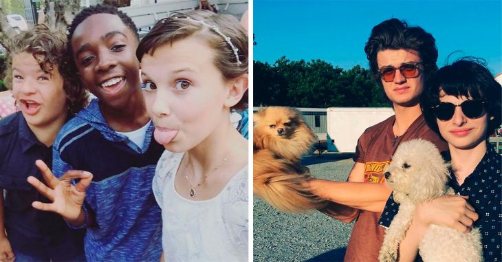 20 Adorables fotos del elenco de Stranger Things; son geniales en pantalla y fuera de ella