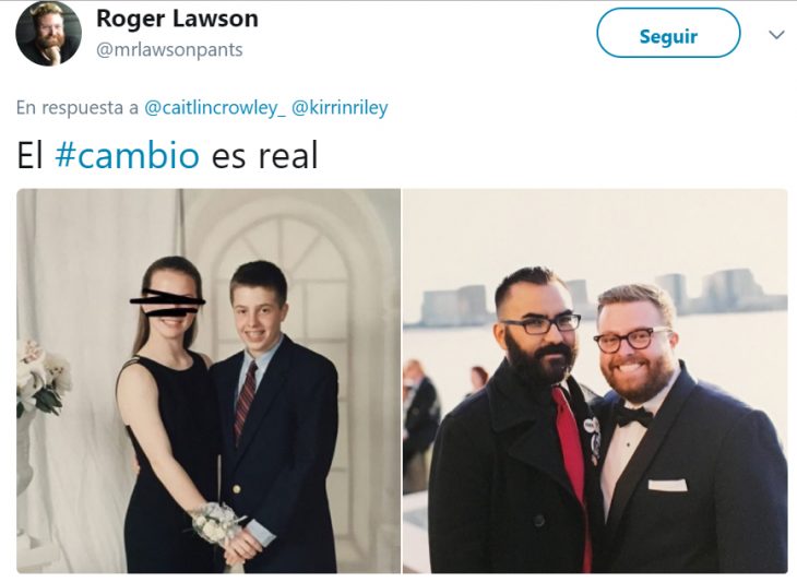 Comentarios en twitter antes y después de personas que encontraron el amor verdadero 