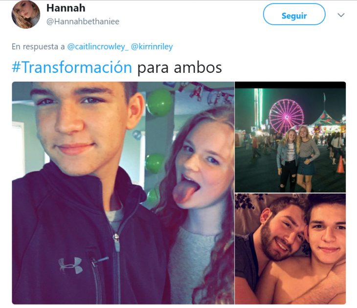 Comentarios en twitter antes y después de personas que encontraron el amor verdadero 