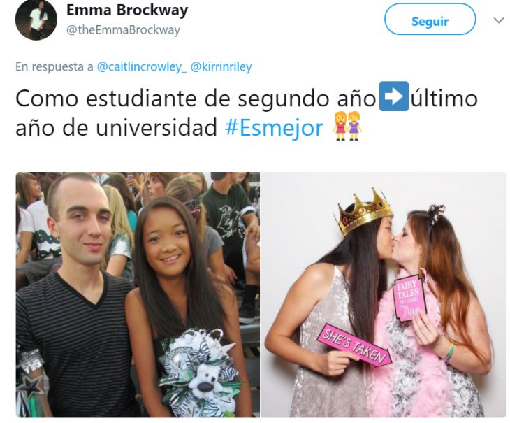 Comentarios en twitter antes y después de personas que encontraron el amor verdadero 