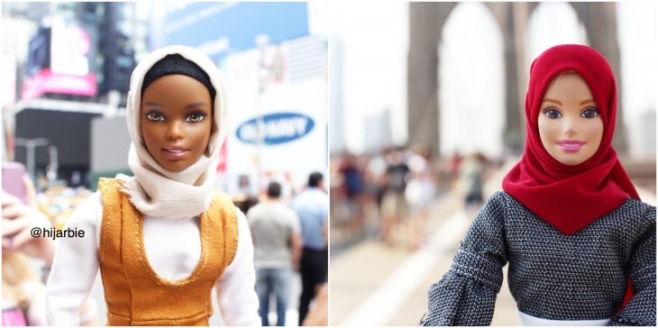 Barbies vestidas con hijab 