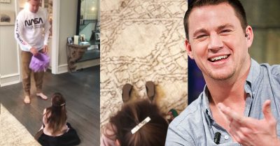 Channing Tatum troleó a su hija en Halloween; se ‘comió’ sus dulces y ella no lo perdona