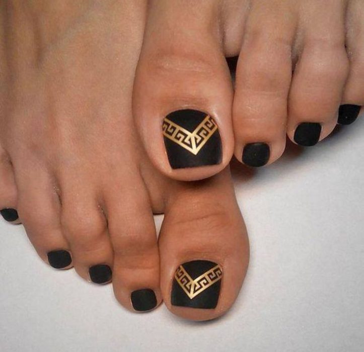 Diseños de uñas para los pies