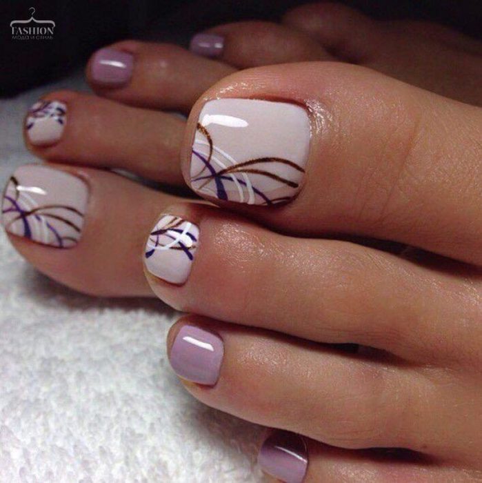 Diseños de uñas para los pies