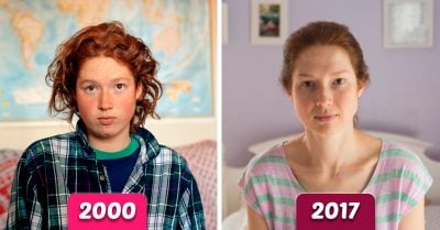 Esta fotógrafa capturó la juventud de sus amigas; 17 años después recrea la misma foto