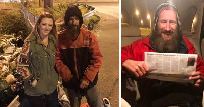 Quedó varada y vagabundo la ayuda con sus últimos 20 dólares; ahora ella recauda 259 mil para él