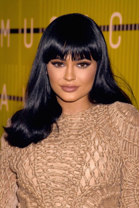 Kylie Jenner con peluca 