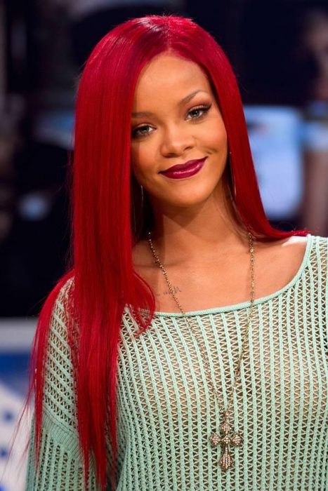Rihanna con peluca 