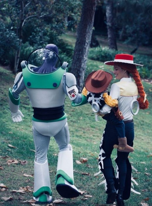 Jessica Biel y Justin Timberlake de Woody, Jesse y Buzz de Toy Story 2