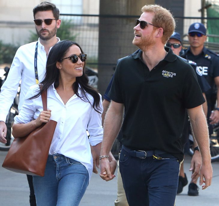 Prince Harry and Meghan Markle attend the Tennis together at the Invictus Games in Toronto