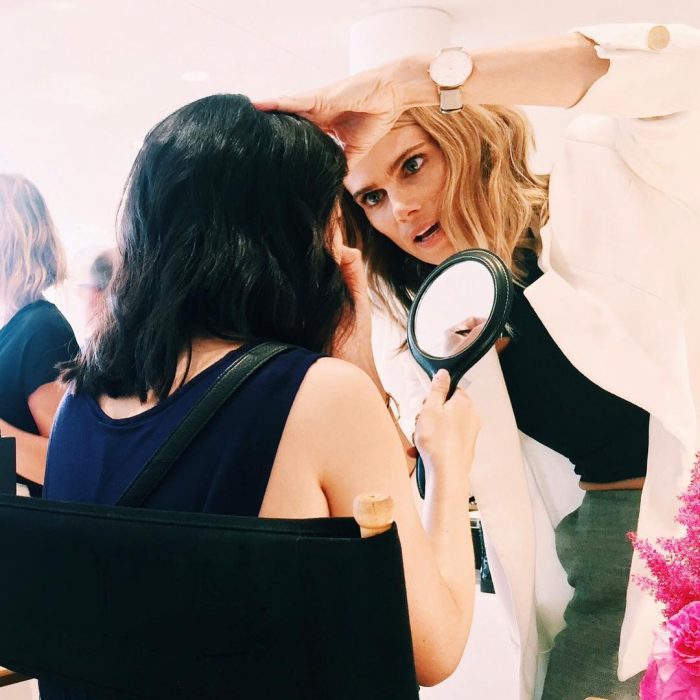 chicas en el salón de belleza