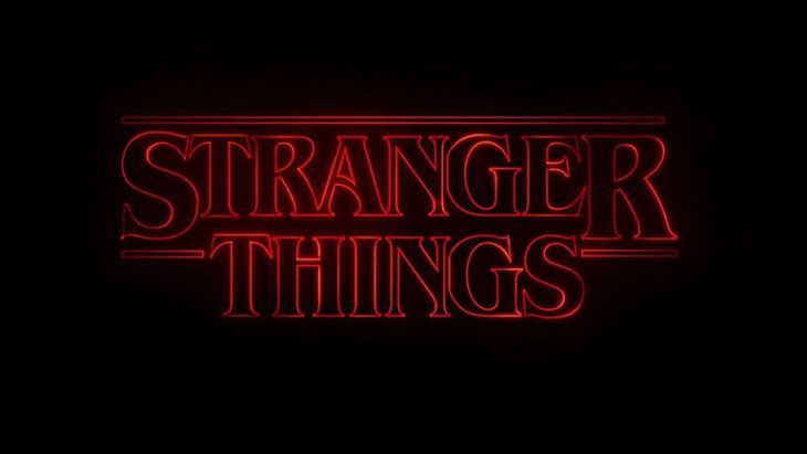 logotipo de stranger things