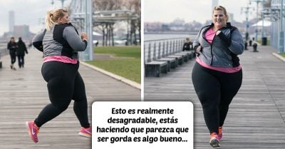 Chica plus size modela ropa deportiva para promover el ejercicio; Instagram la llama ‘desagradable’
