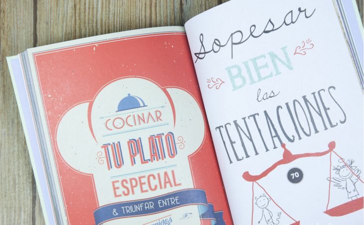 libro con mensajes positivos