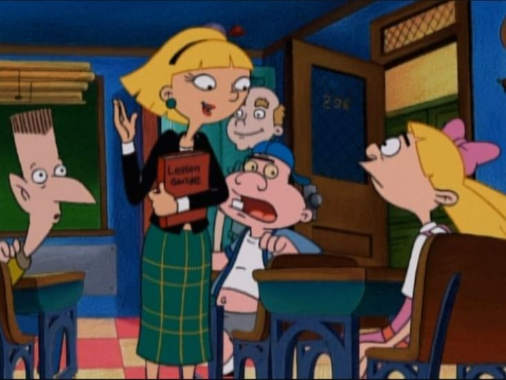 Escena de la caricatura Hey Arnold!