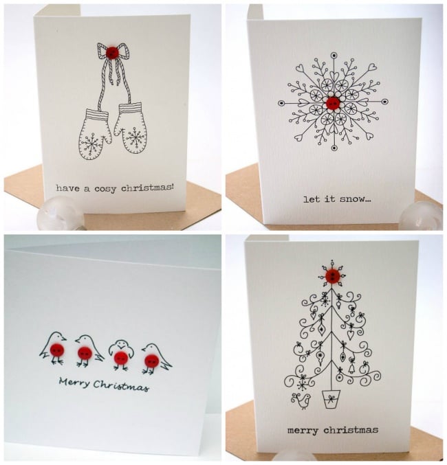 Tutorial de tarjetas navideñas que puedes hacer tu misma en casa 