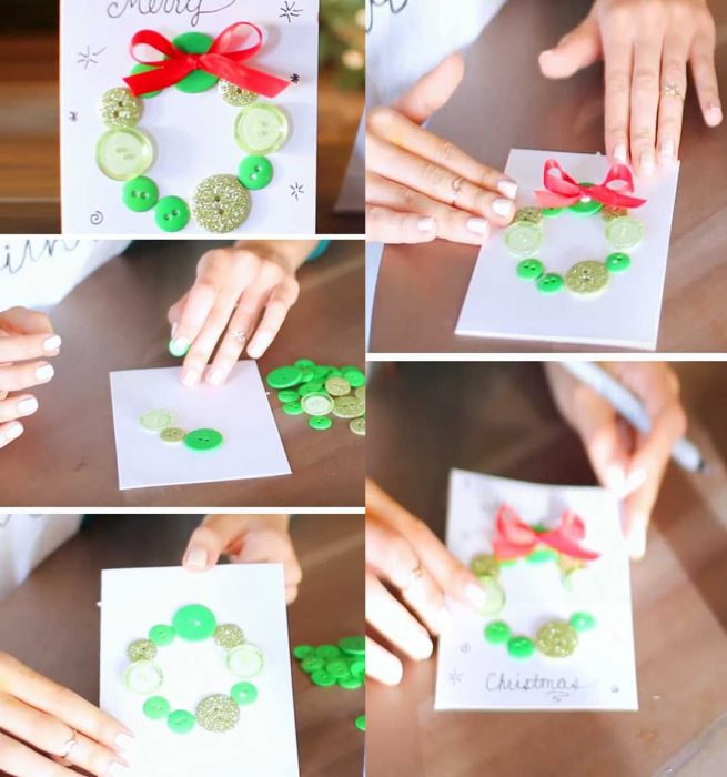 Tutorial de tarjetas navideñas que puedes hacer tu misma en casa 