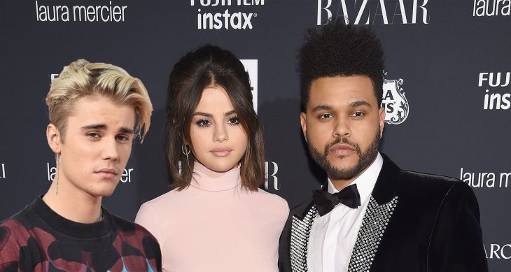 Triángulo amoroso entre The weeknd, Selena Gomez y Justin Bieber 